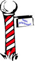 Barbershop pole sign